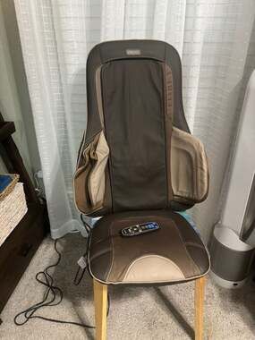 HoMedics Air Compression & Shiatsu Massage Cushion with Heat, Model MCS-775H